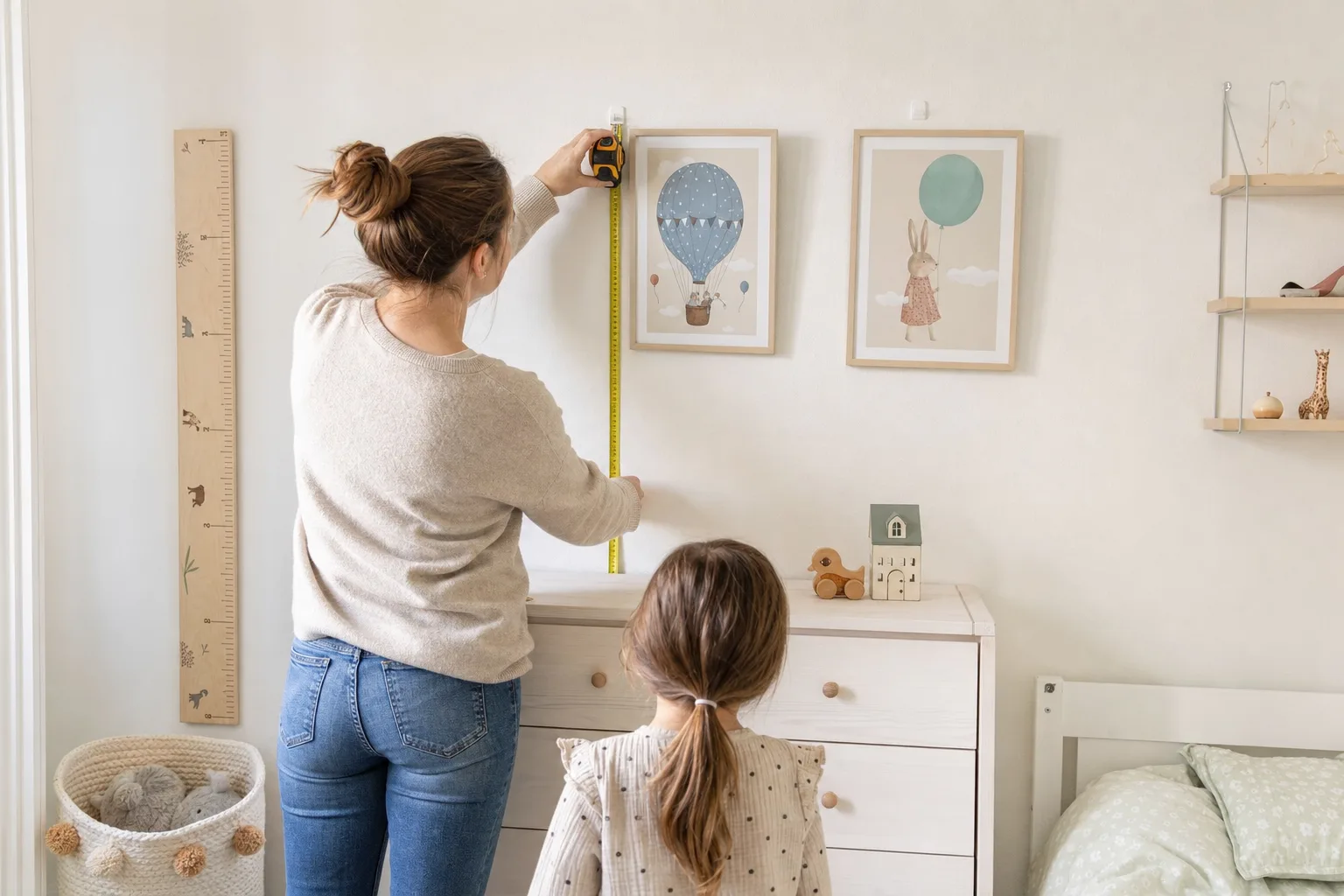 Redaktionell bild till guiden posters till barnrummet