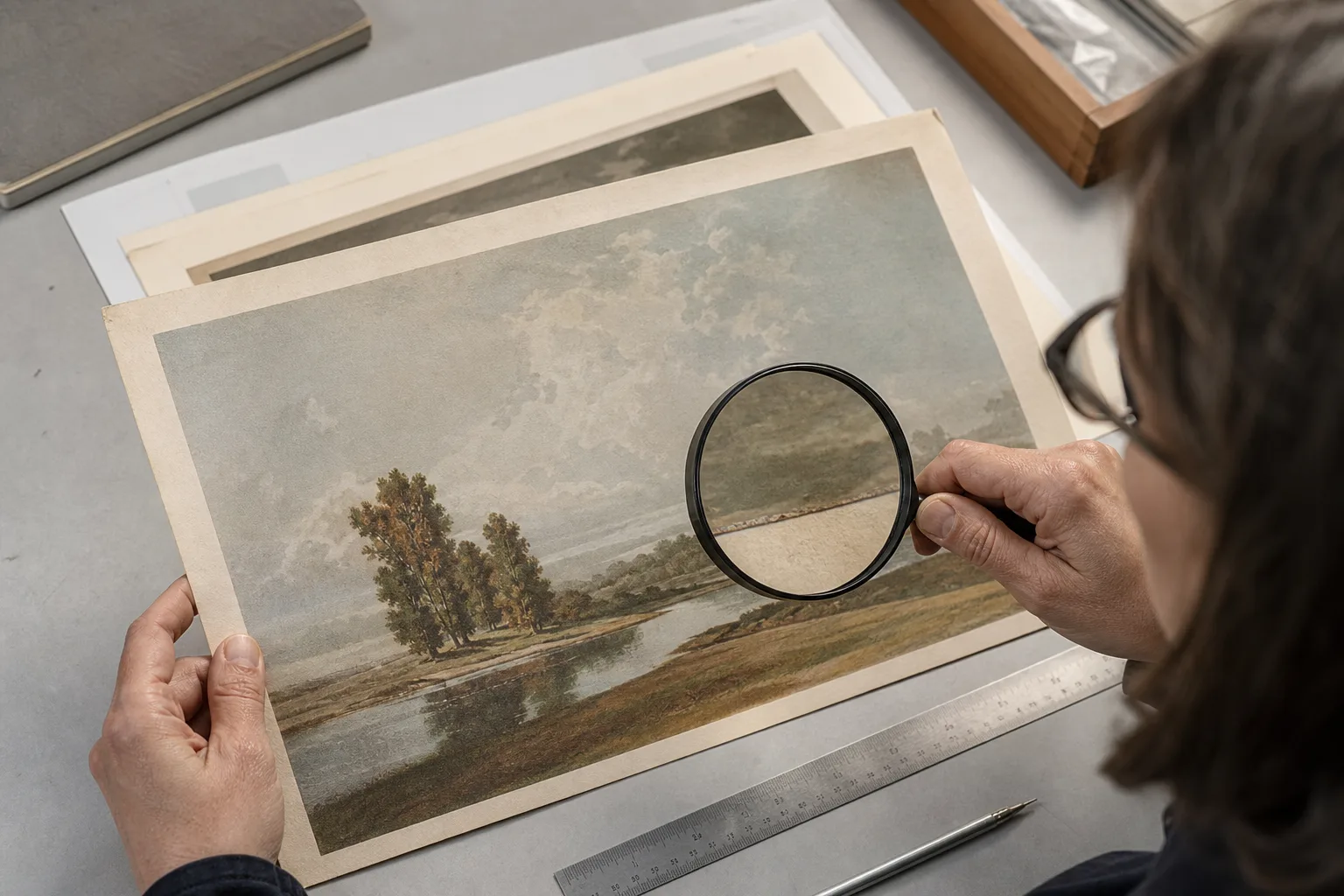 Redaktionell bild till guiden fine art-reproduktioner av klassisk konst