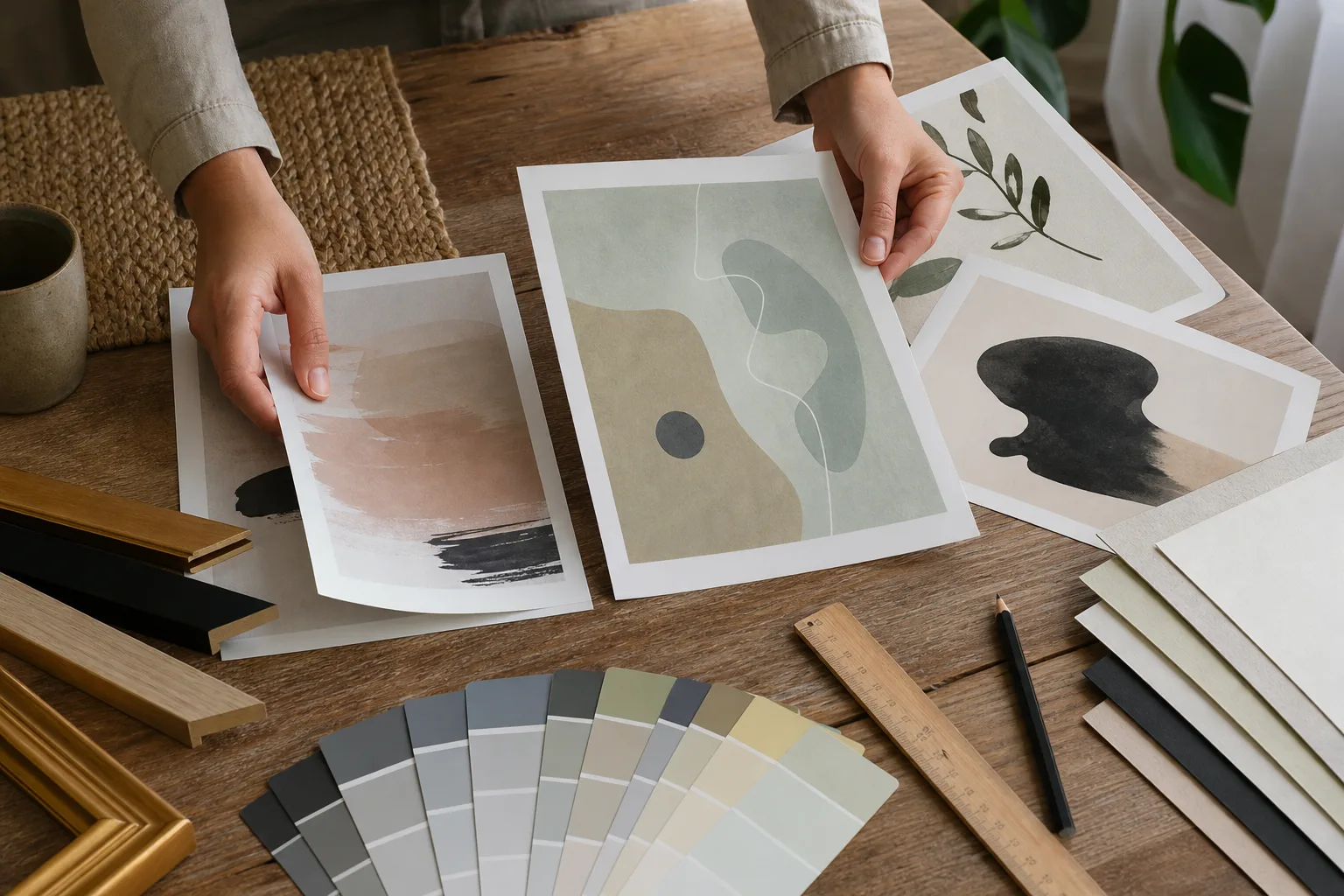 Redaktionell bild till guiden köpguide till posters – storlek, ram, papper och pris