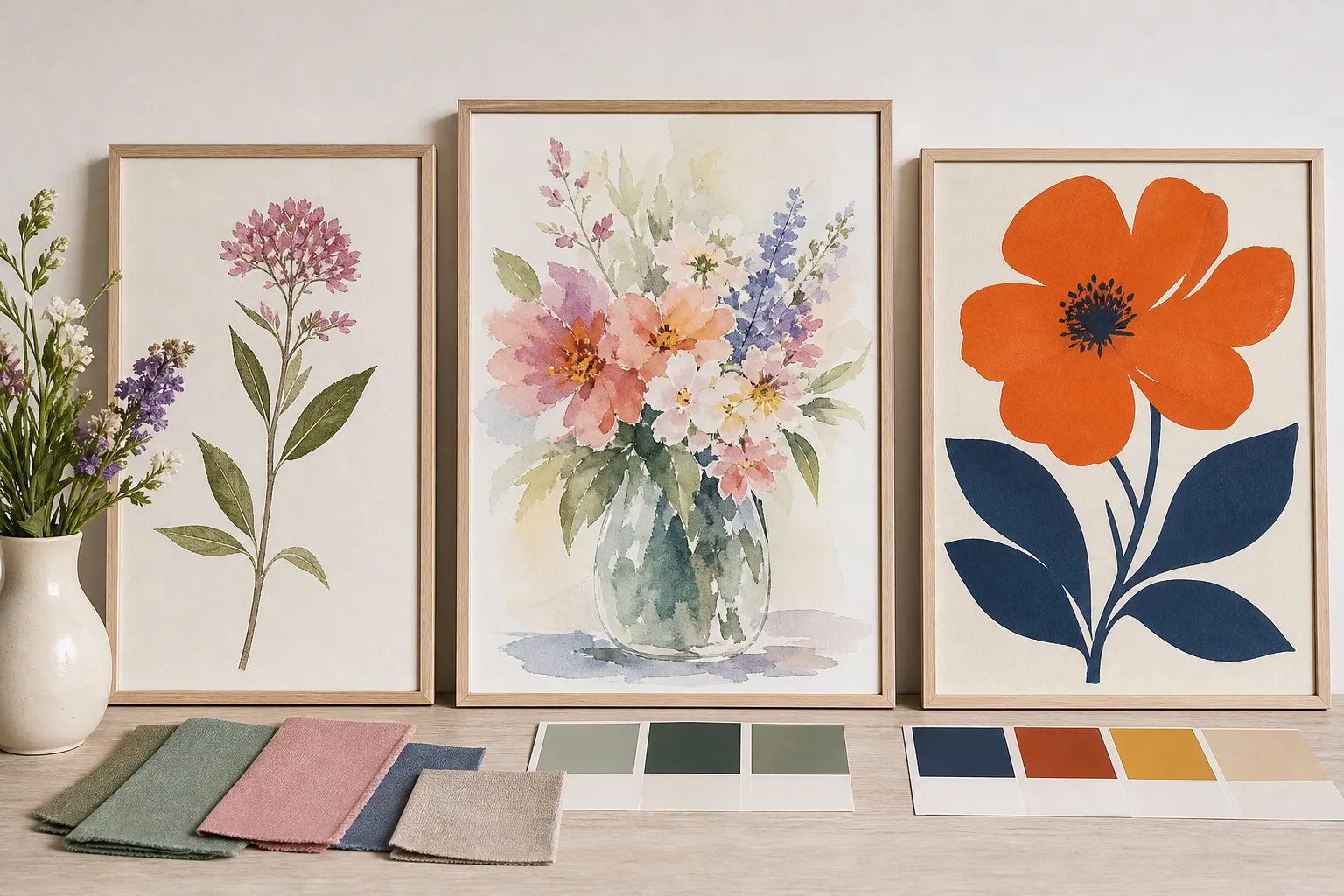 Redaktionell bild till guiden blomposters som eget motiv